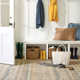 Paint Chip Natural Machine Washable Rug