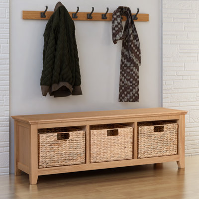 Elaina Upholstered Bench with Shoe Storage