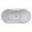 Vivara 71.25'' x 35.87'' Air Acrylic Bathtub