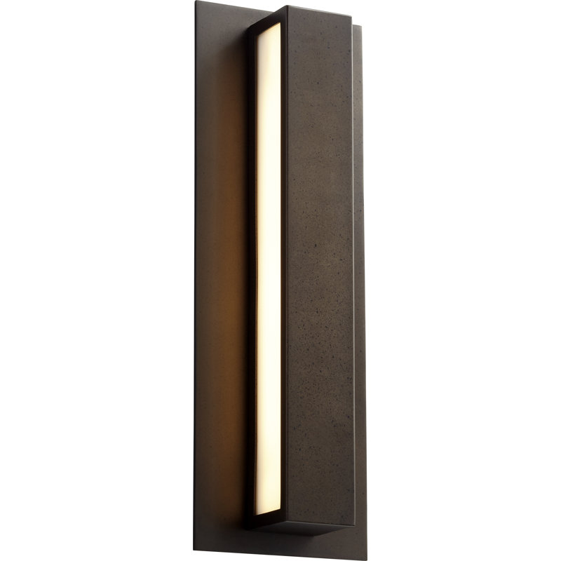 Plafonnier encastré 1 lumière Courtney, Bronze huilé