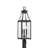 Byrne 3-Light Outdoor Post Lantern in Matte Black