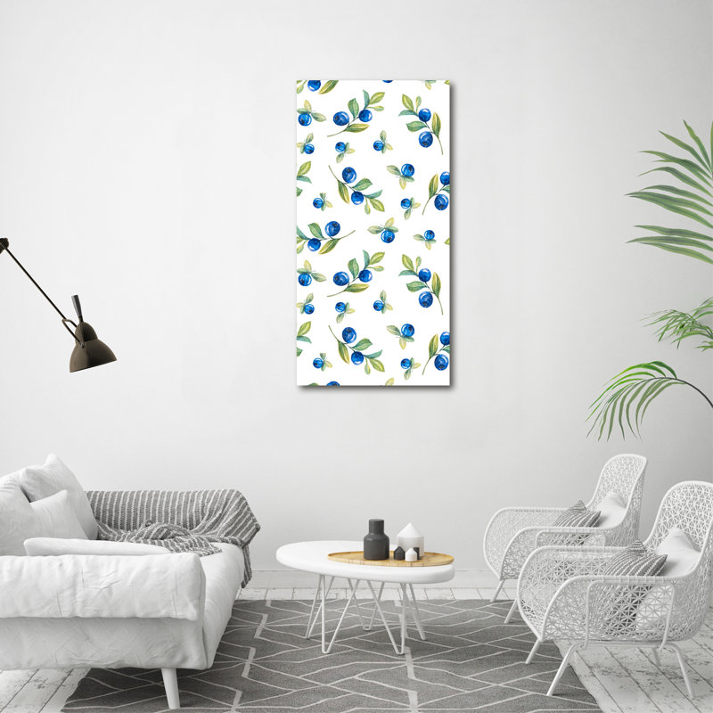 Bronwood Blueberries - Wrapped Canvas Print
