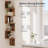 Set Of 2 Floating Corner Shelves For Wall,Rustic Brown