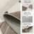 Washable Modern Coffee-Brown Area Rug Low Pile Rug for Living Room Bedroom Entrance Hotel-666596