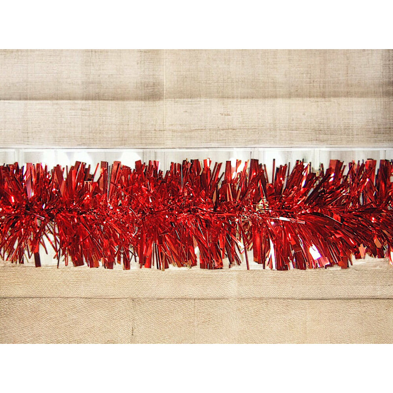 8cm Faux Garland, Red