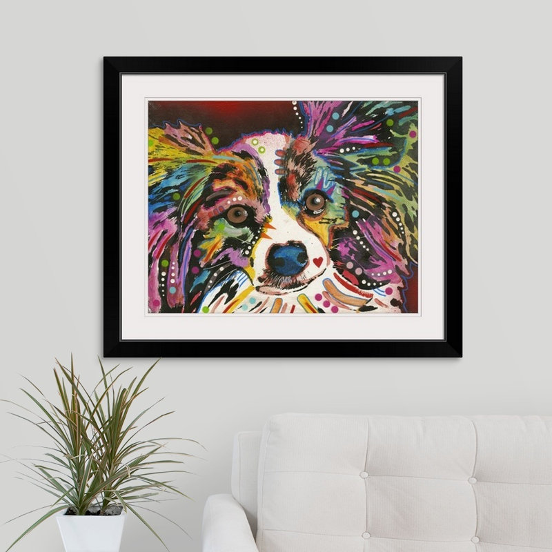 " Whazzat " by Dean Russo, Black Framed, 24" H x 28" W x 1" D