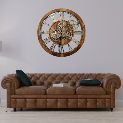 Solid Wood Wall Clock
