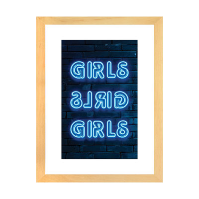 «Girls» par Philippe Hugonnard - reproduction d'art textuel