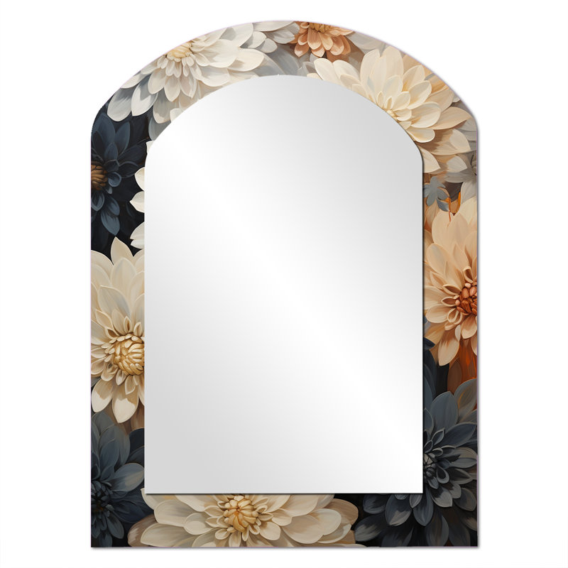Miroir mural Simplicity Mums Bloom, 34 po x 25 po