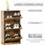 Tacoma 18 Pair Flip Down Shoe Storage
