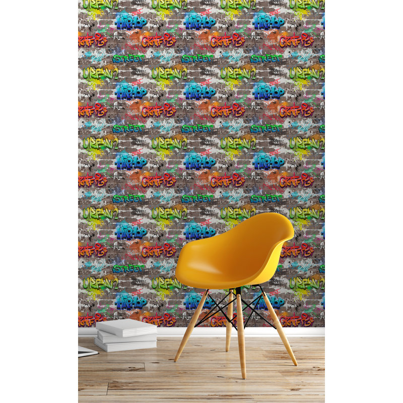 Novelty Graffiti Multi Wallpaper