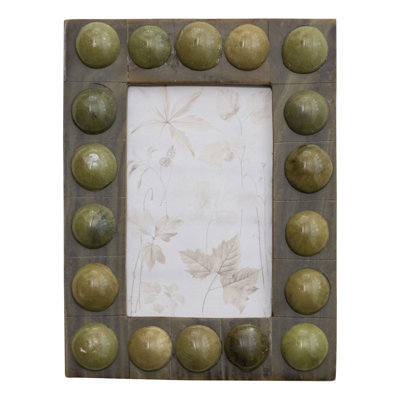 Handmade Marbled Resin Bobbin Photo Frame