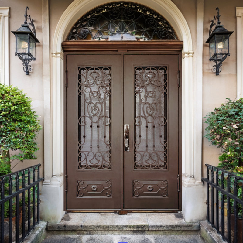 Florence Gate Double Iron Doors