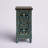 Jozwiak 30.75" Tall 1 - Door Accent Rustic Cabinet with Dual Storage Shelf, Distressed Blue