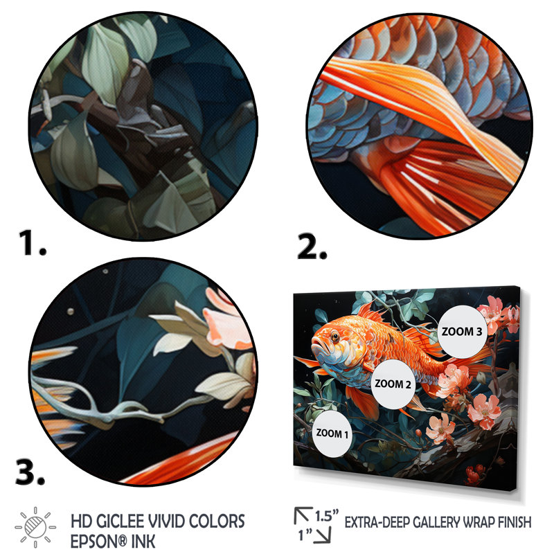 " Fishing Harmonious Hues II ", Black Single Picture Framed, 16" H x 32" W x 1" D