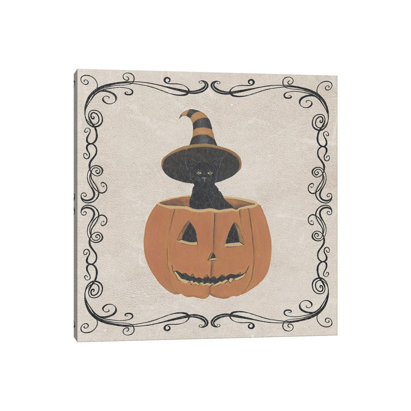 Vintage Halloween Collection H by Grace Popp - Wrapped Canvas Print, 45.72 cm H x 45.72 cm W x 1.91 cm D