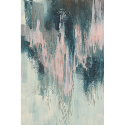 Blush Cascade I by Jennifer Goldberger - Painting on Canvas