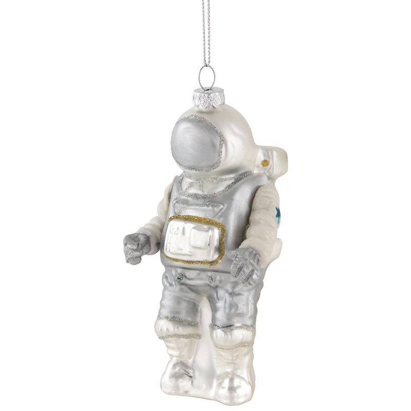 5 " Glass Hanging Figurine Ornament