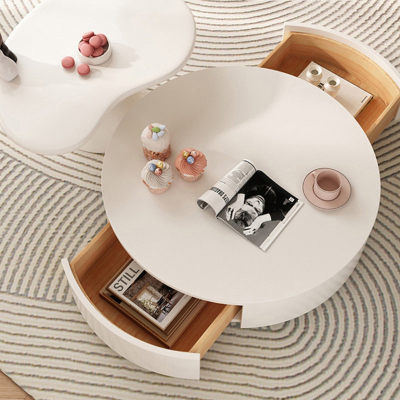 Ensembles de tables basses de style crème