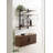 Warrick Wall Cabinet and Tiered Shelf Set