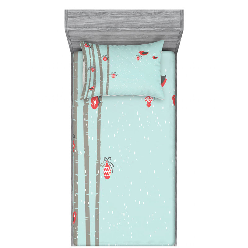 Microfiber Sheet Set, Twin XL Sheet Set with Fitted Sheet