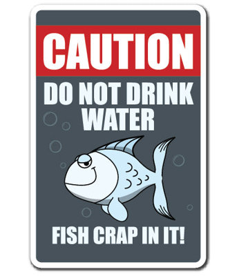 Attention, ne buvez pas d'eau
