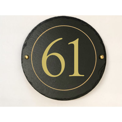 Easingwold 24cm H Stone House Number