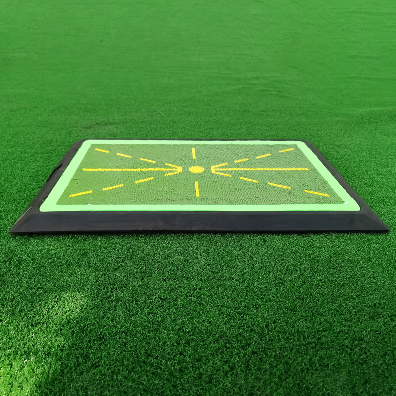 Golf Hitting Mat Divot Board, Premium Swing Training Mat 17 X 12" Golf Training Mat For Swing Path Feedback Golf Accessories For Home Indoor Outdoor 22179