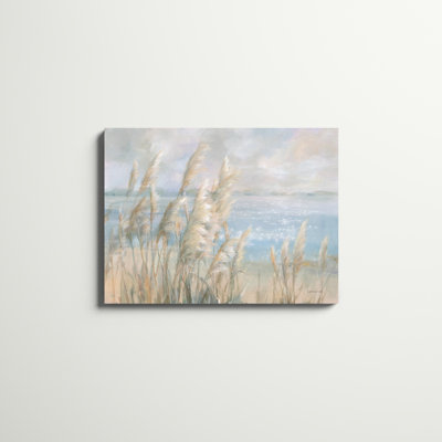 Herbe de la pampa au bord de la mer