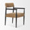 Toni Leather Upholstered Arm Chair
