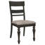 Chaise d'appoint en bois (ensemble de 2)