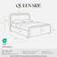 Lit plateforme tapissier Enfield - Vert mousse - Grand-1857597853-1857597842
