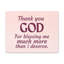 «Thank You God», art textuel sur toile tendue-631914382