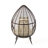 Outdoor Teardrop Lounge Chair, And Water - Cushions, Metal Resin , 39.76 Lb, 38.47 W X 33.4 D 58.83 H, Neutral Color