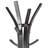 Dark Gray Shept Mallet Metal Coat Rack