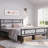 Armanni Platform Bed Frame with Design Headboard-998935453-980297074