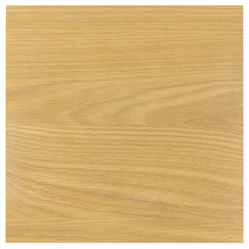 Hunter 22 Inch Oak Veneer Industrial End Table with Metal Hairpin Legs