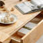 Table basse en bois massif de style rétro