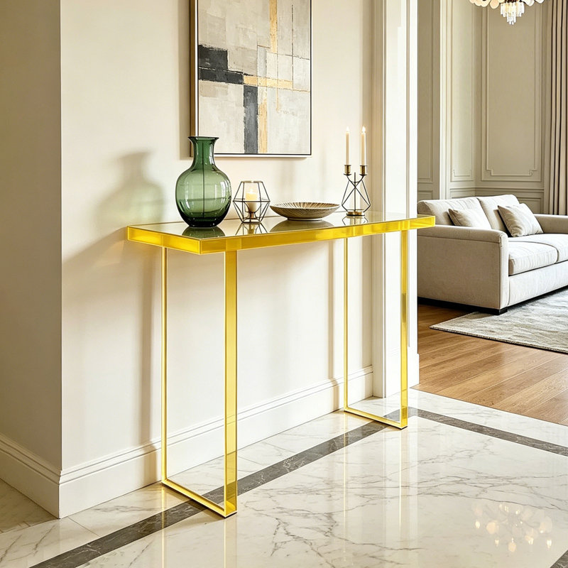 Hermann, 31.5" H x 47.24" W x 13.78" D, Yellow