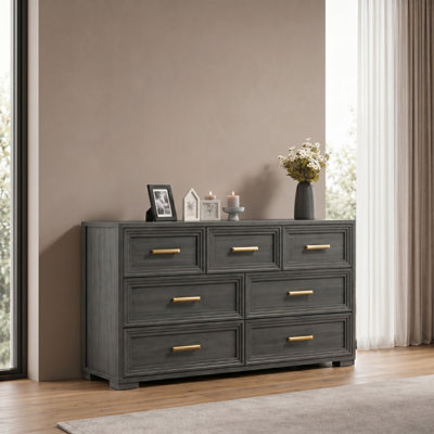 Liora 7-Drawer Bedroom Dresser with Sleek Contemporary Design