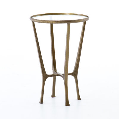 Beulah Glass Top End Table