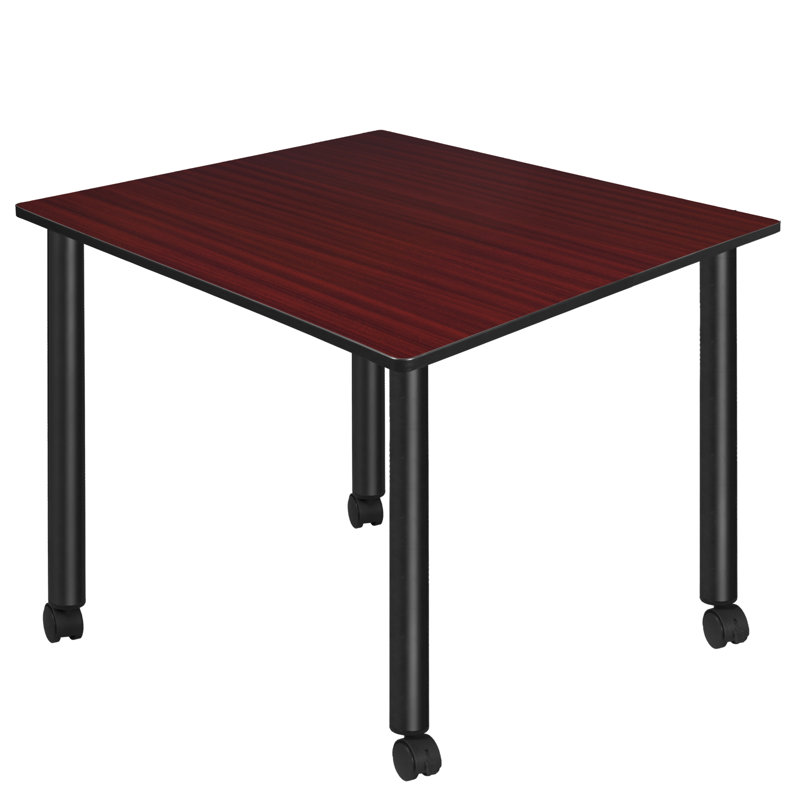 Plateau de table Regency Kee, Acajou, H 29 po x L 48 po x l 48 po