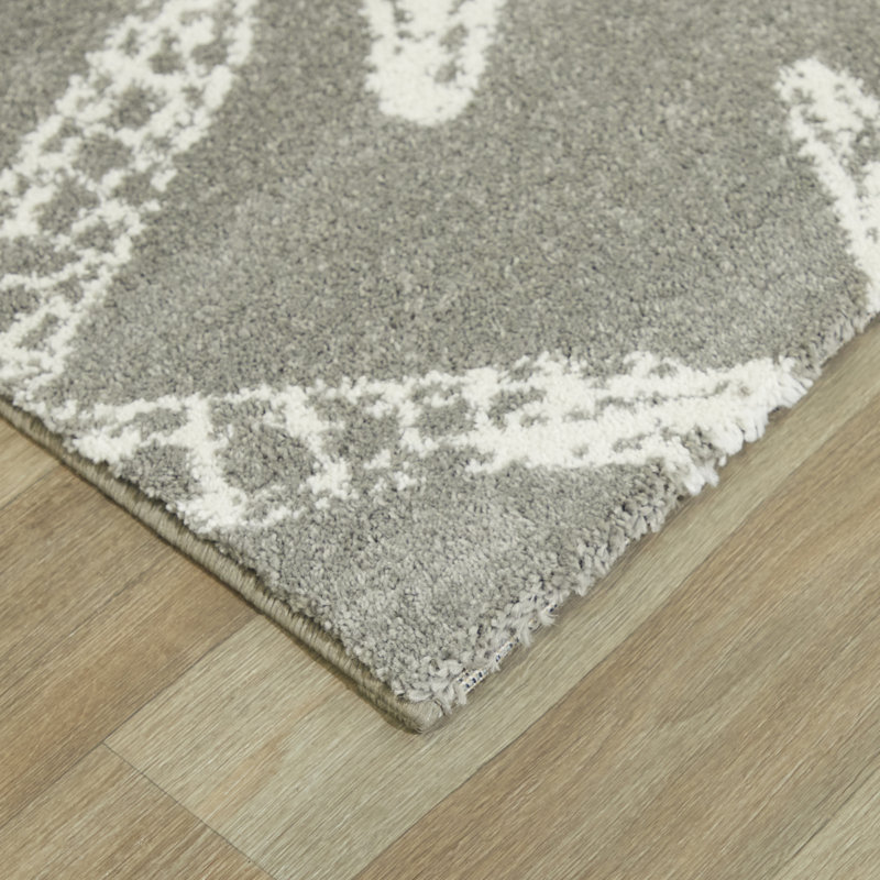 Tapis gris Koski, Rectangle 5 pi 3 po x 7 pi