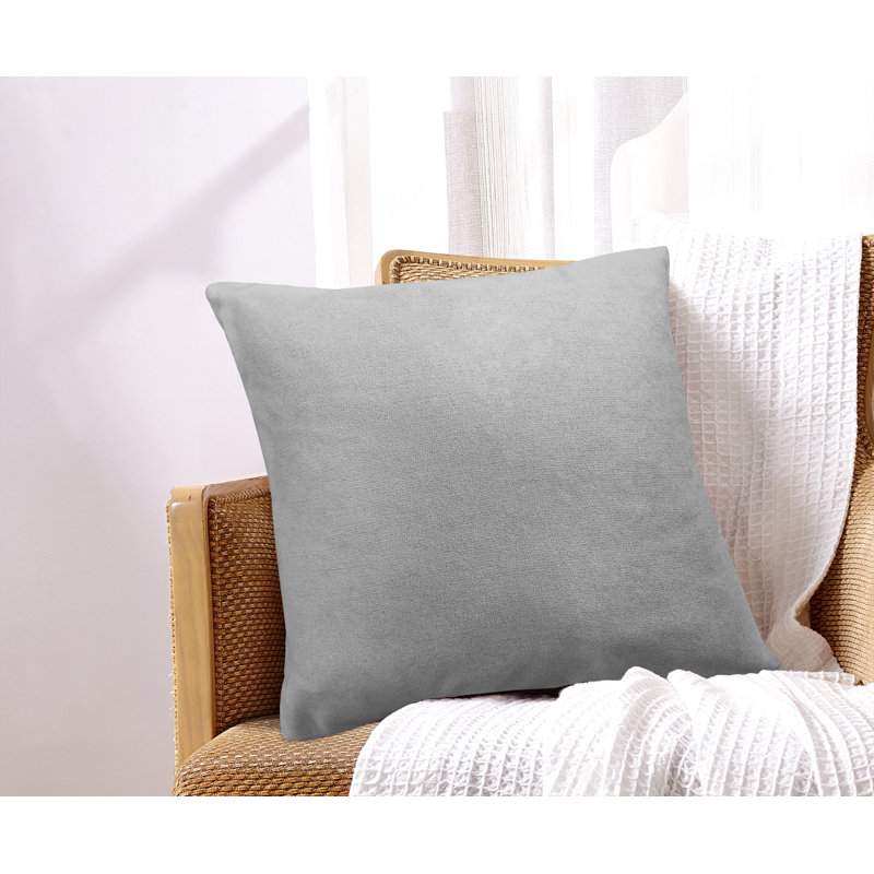 Oreiller de soutien en polyester, gris