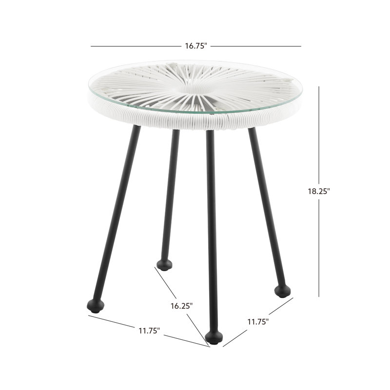  Irving 2-Person Outdoor Seating Set, White