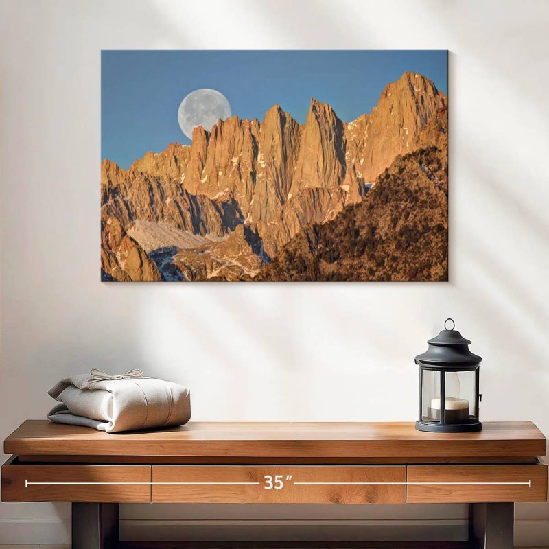 Alvord Mt. Whitney Supermoon, H 16 po x l 24 po