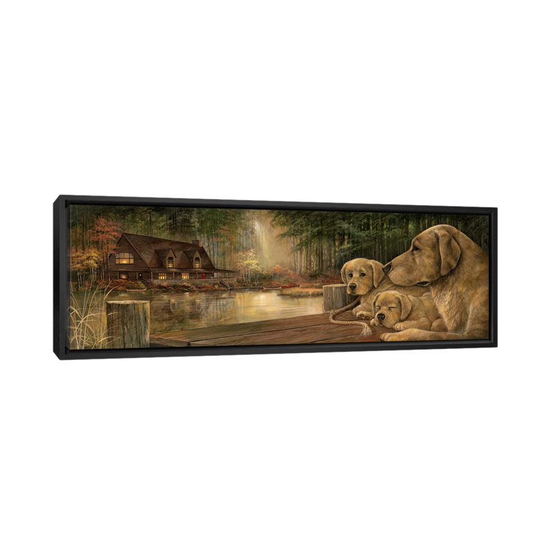 «Mother Knows Best», reproduction d'impression sur toile, H 12 po x l 36 po x P 1,5 po, Toile avec cadre noir