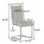 Table de salle à manger 31,5 "circulaire, table à manger tulipe, table de salle à manger pour 2 à 4 personnes et 2 chaises de salle à manger en métal blanc-1184165798-1184165793-1184165800