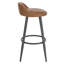 Crista Upholstered Counter Stool with Metal Frame-583764202-803584715
