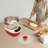 5L Electric Dough Mixer, Dough Kneading Machine(Silver+Red)